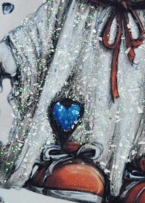 Blue Heart Close-up