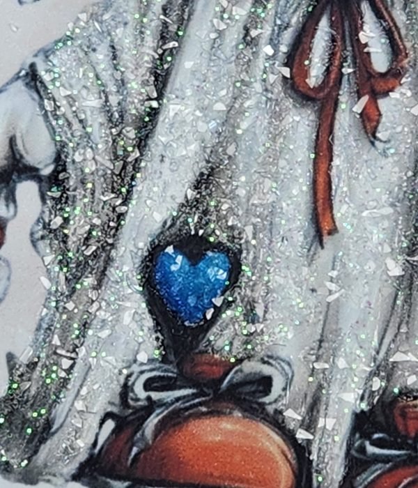Blue Heart Close-up